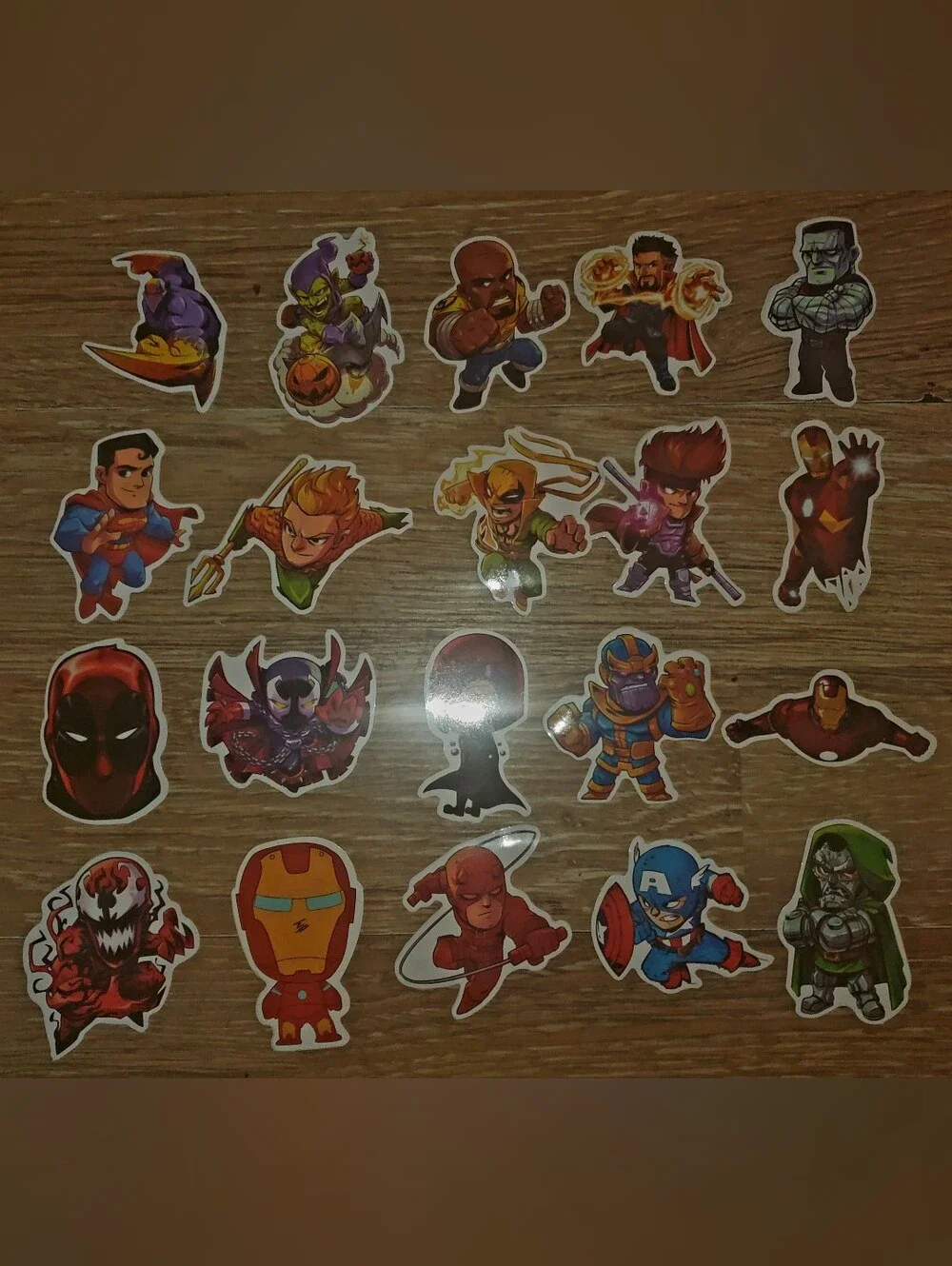 Marvel Superhero & Villoan  Sticker Pack - Multi-Color